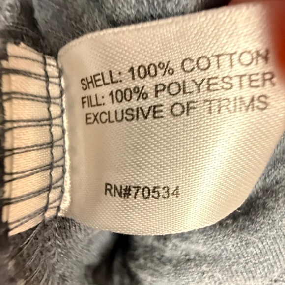 Orvis Quilted Snap T Pullover Sweatshirt Womens Small Gray Blue - Picture 7 of 11